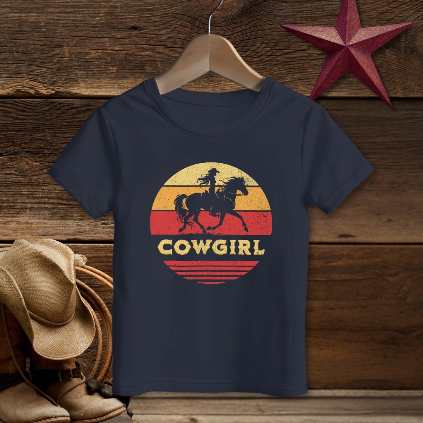 Sunset Cowgirl T-Shirt (Toddler)