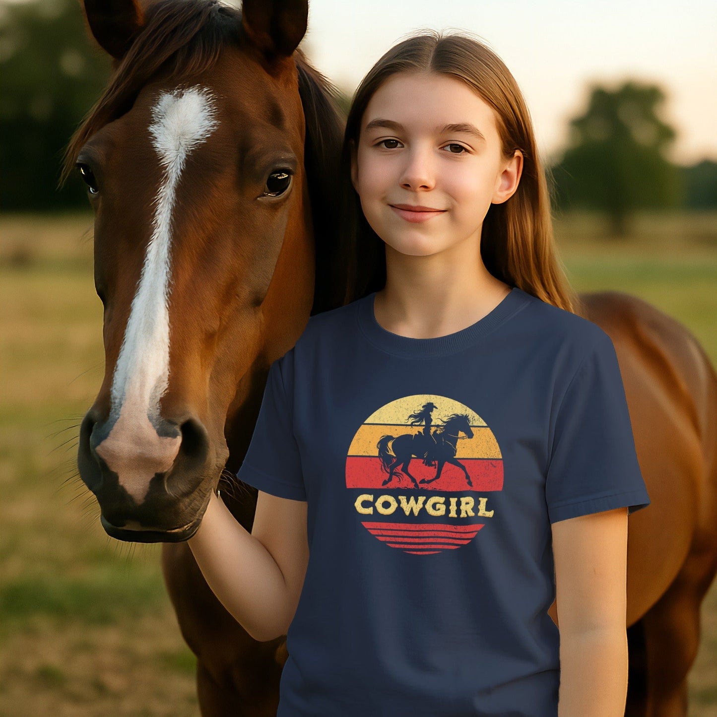 Sunset Cowgirl T-shirt (Youth)