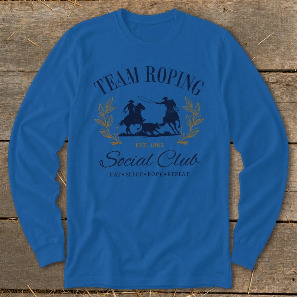Team Roping Social Long Sleeve Tee