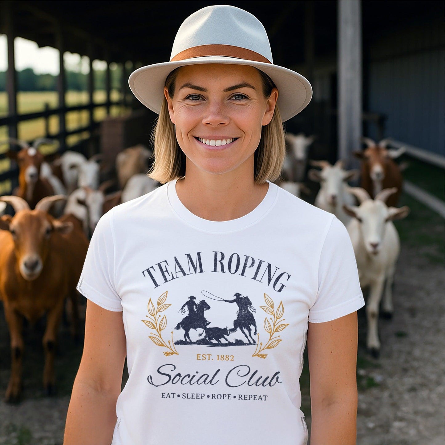 Team Roping Social T-shirt