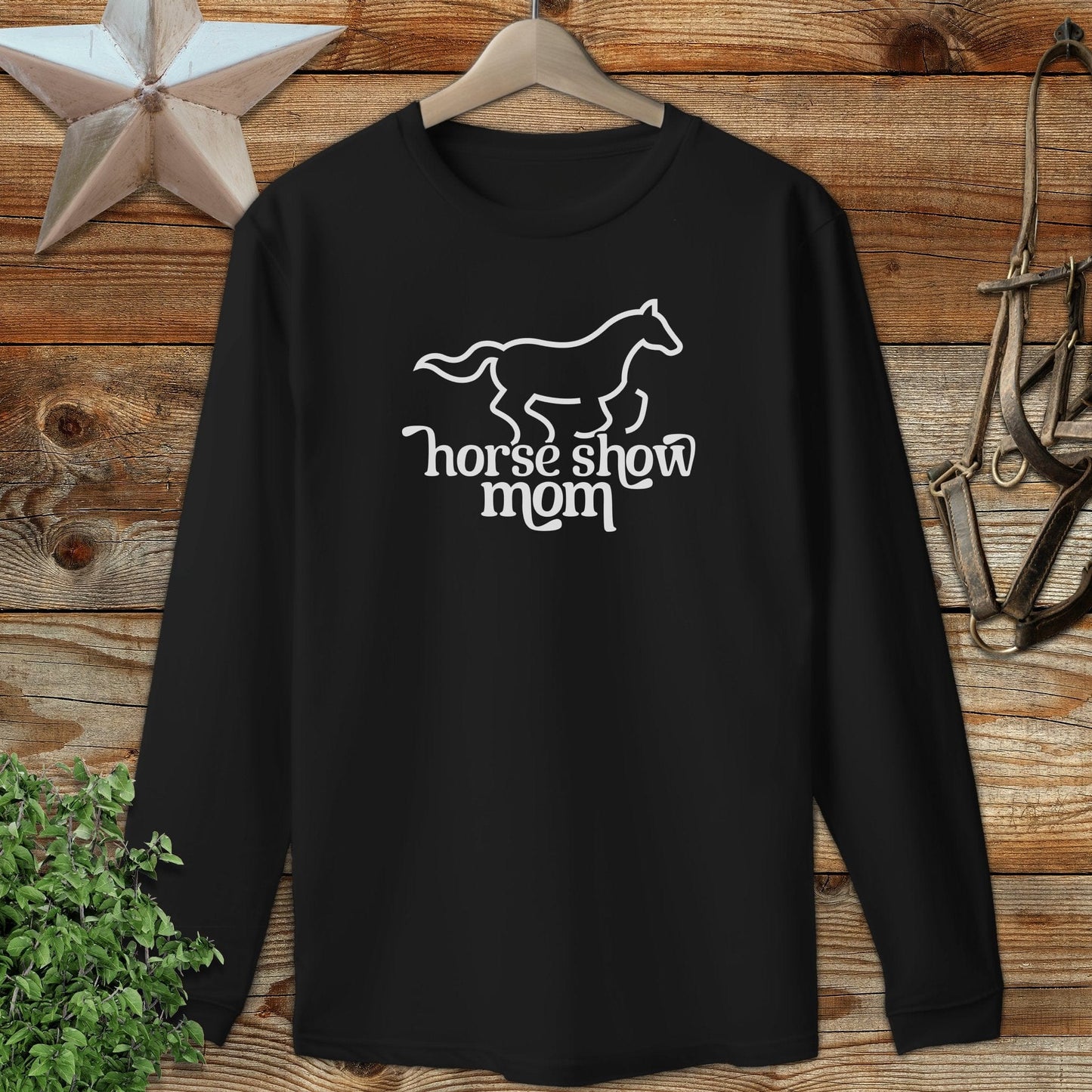 The Horse Show Mom Long Sleeve Tee