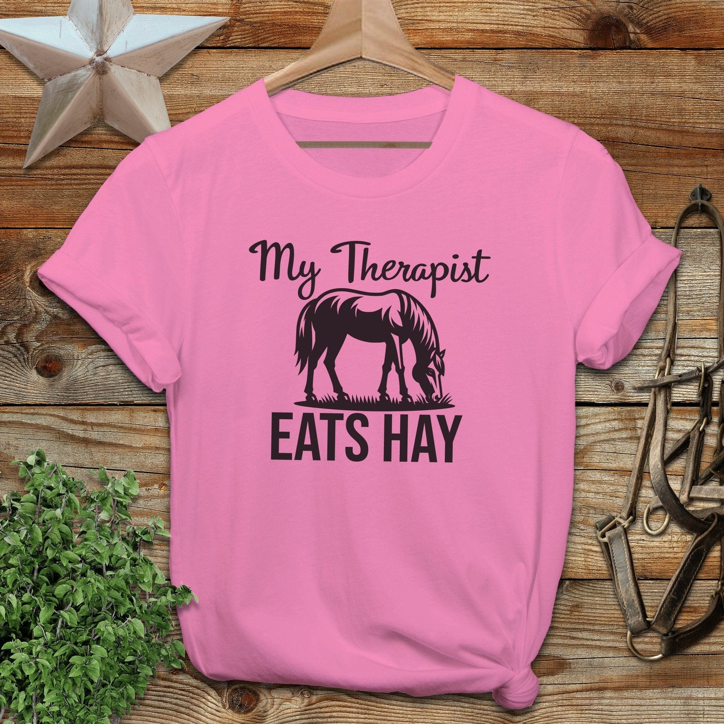 Therapist Eats Hay T-shirt