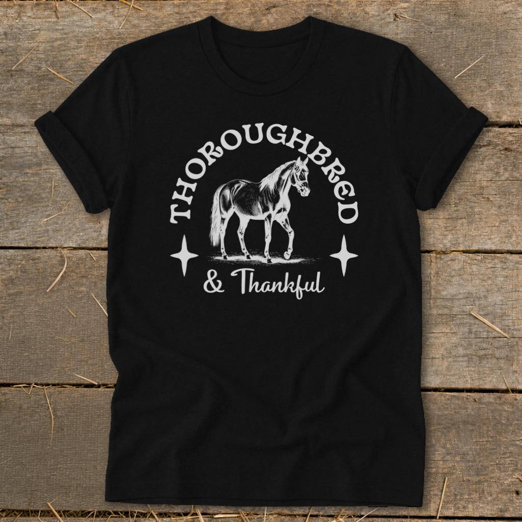 Thoroughbred and Thankful Softstyle Tee