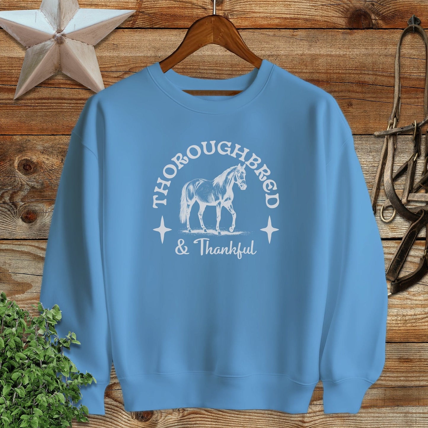 Thoroughbred and Thankful Sweatshirt