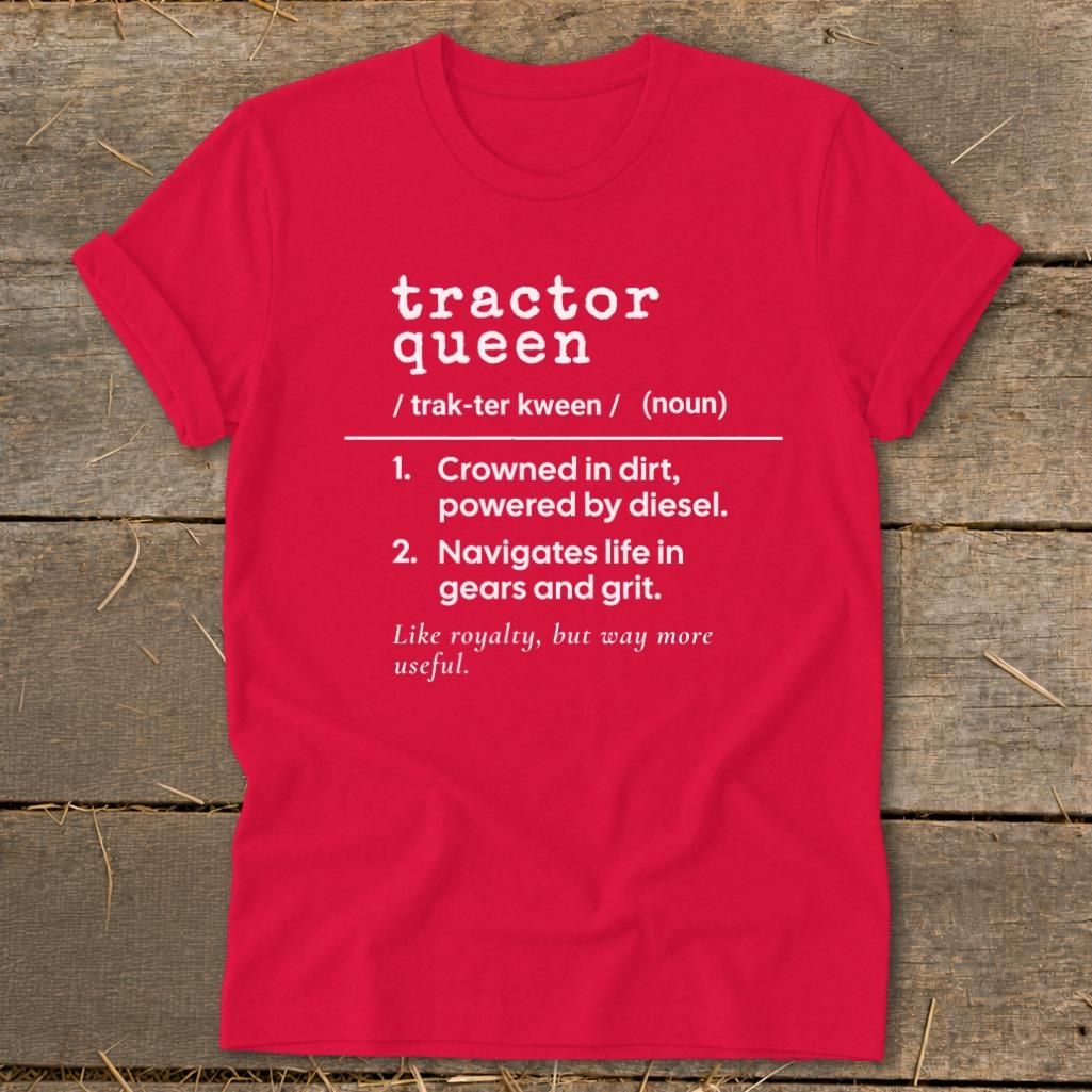 Tractor Queen Definition Softstyle Tee