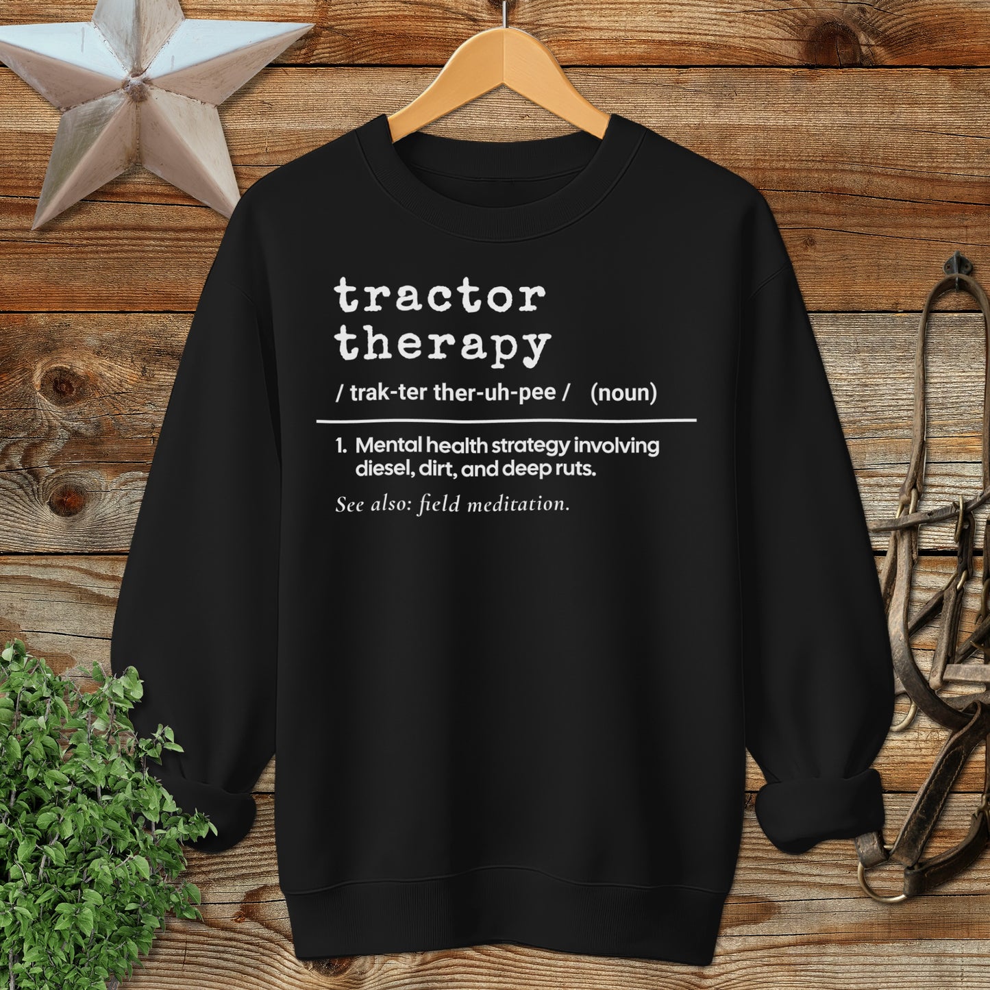 Tractor Therapy Definition Sweatshirt