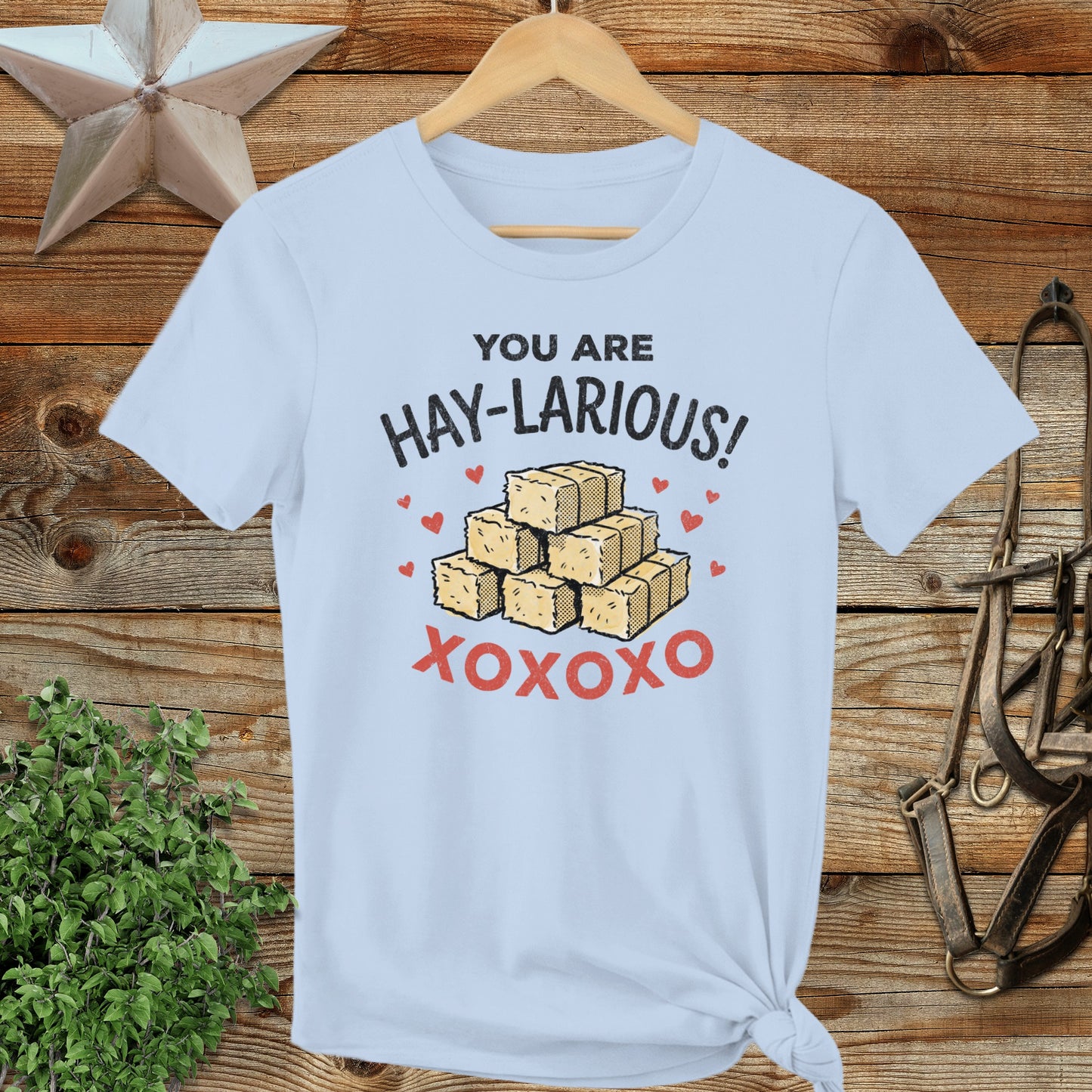 Valentines Card - Hay-Larious Ladies Tee