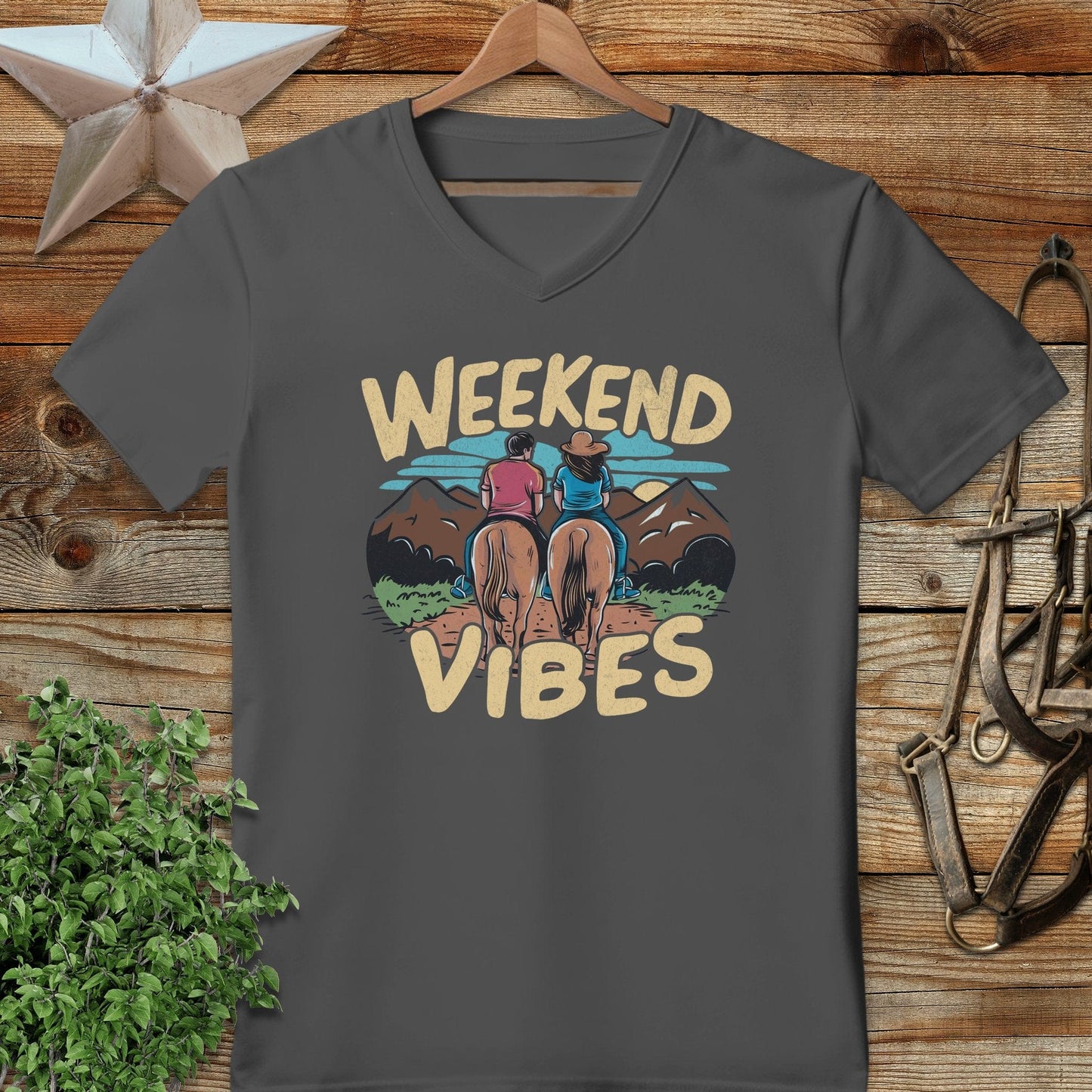 Weekend Vibes V-neck