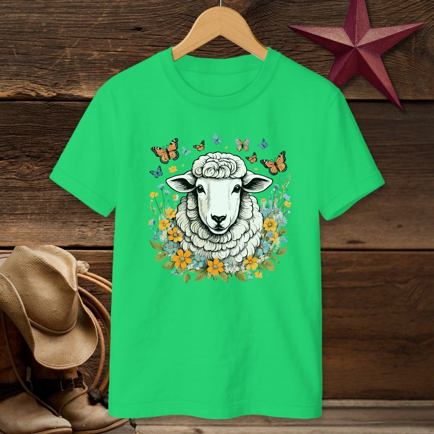 Whimsical Sheep T-Shirt (Youth)