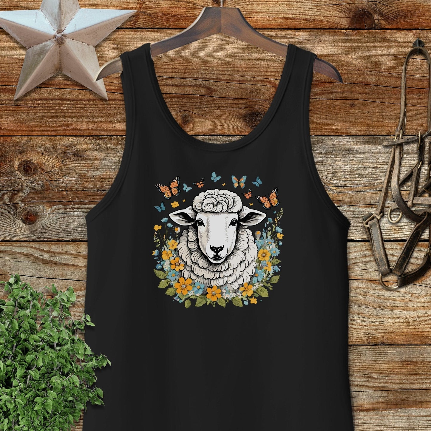 Whimsical Sheep Tank Top