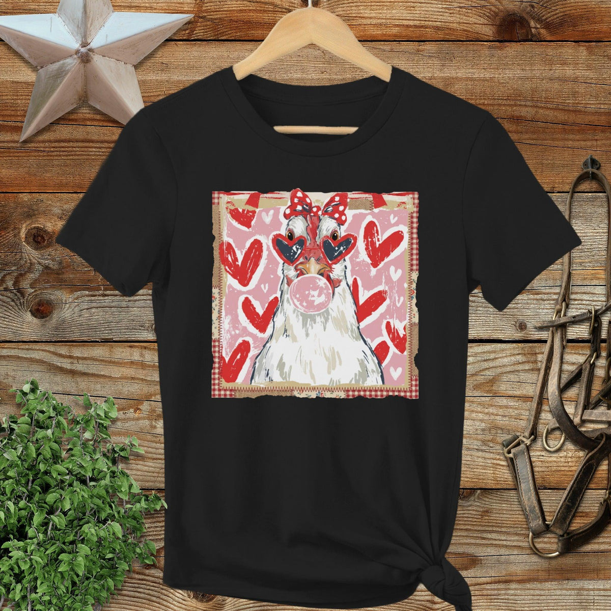 Whimsical Valentine - Chicken Ladies Tee