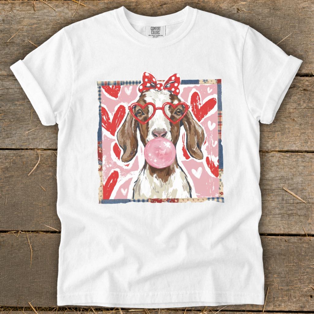 Whimsical Valentine - Floppy Ear Goat Signature Tee