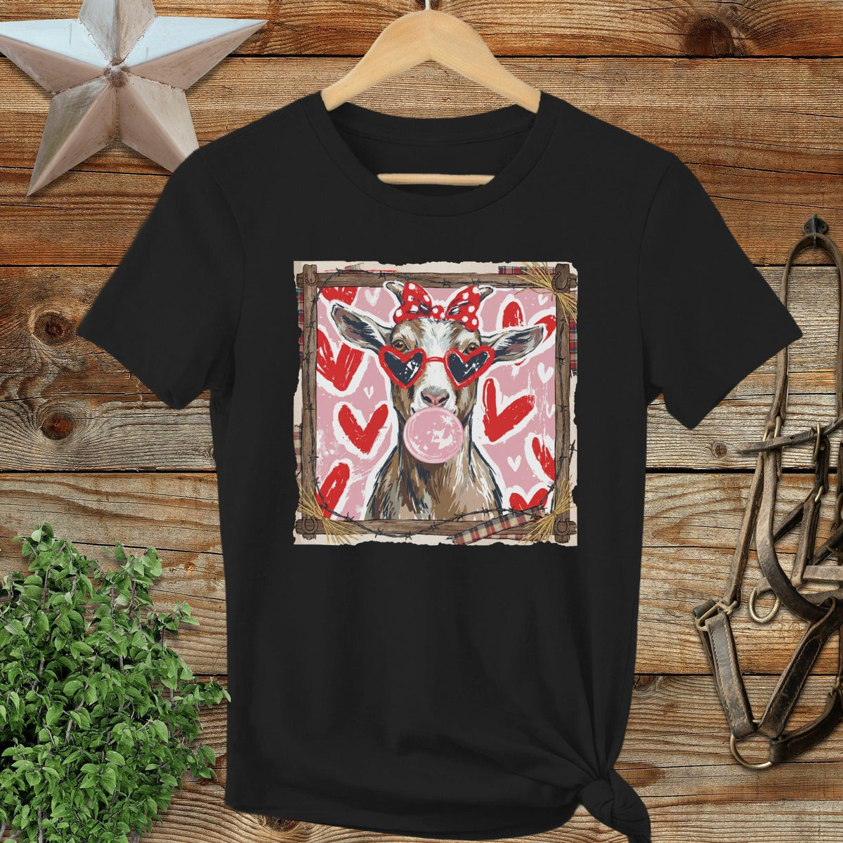 Whimsical Valentine - Goat Ladies Tee