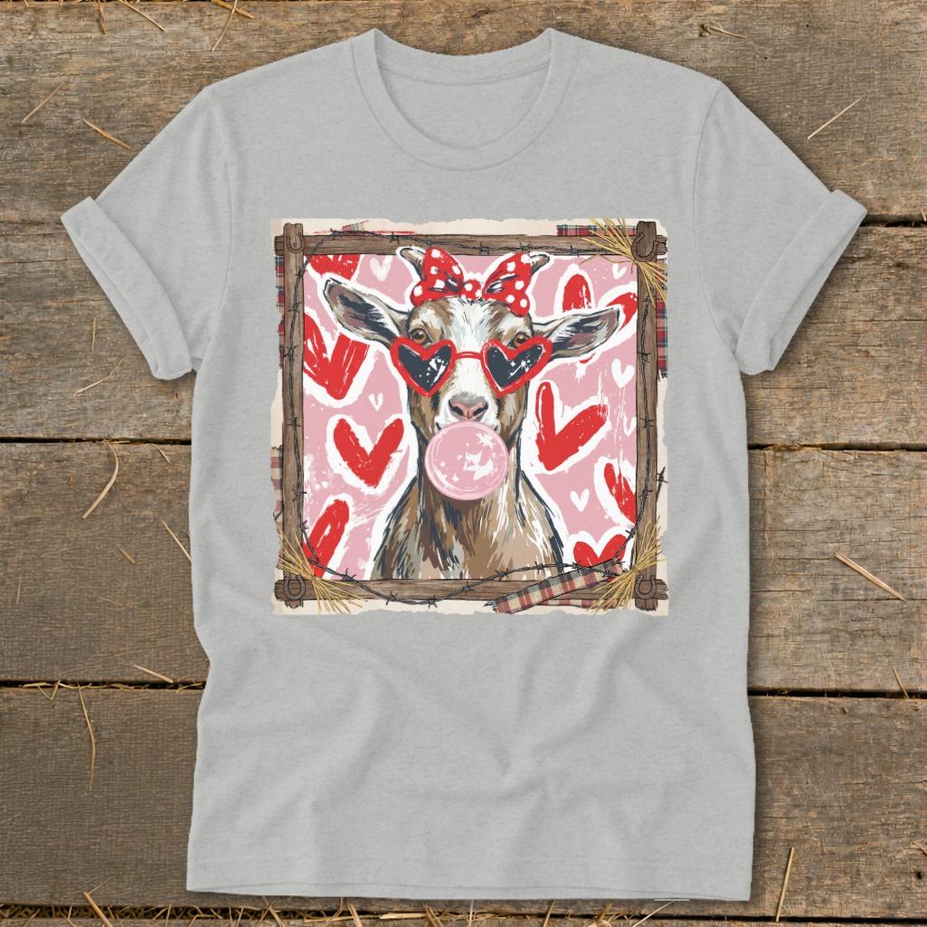 Whimsical Valentine - Goat Softstyle Tee