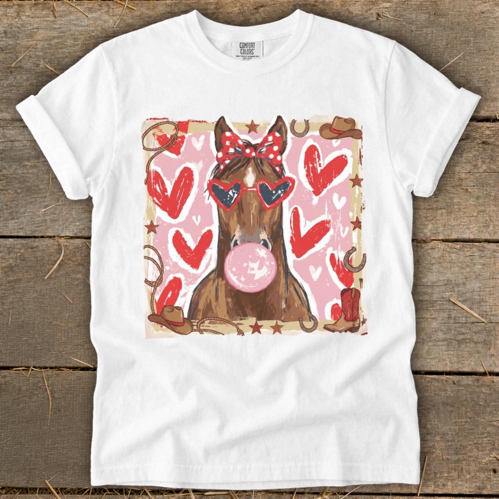 Whimsical Valentine - Horse Signature Tee