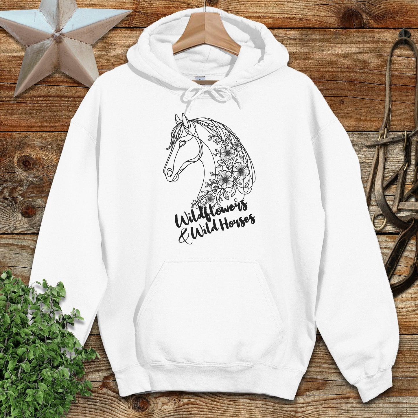 Wildflowers And Wild Horses Hoodie