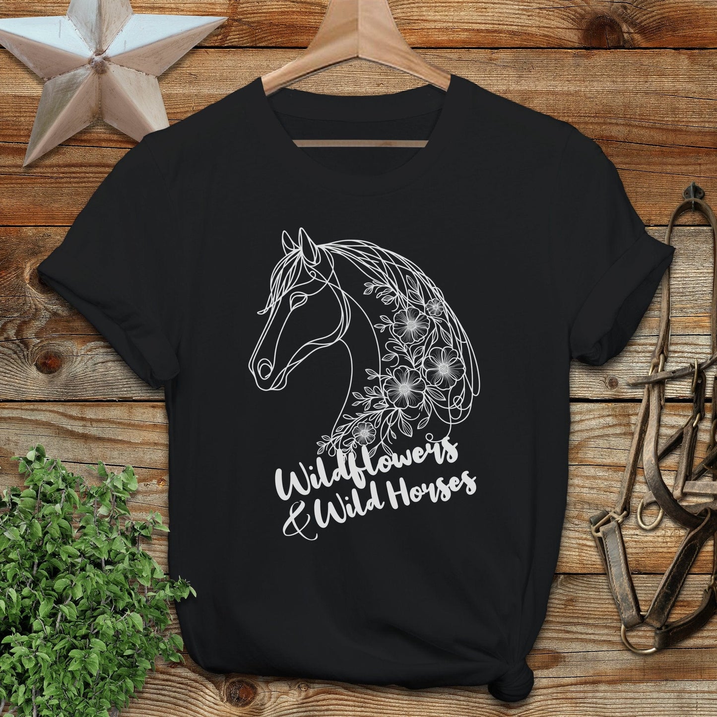 Wildflowers And Wild Horses T-shirt