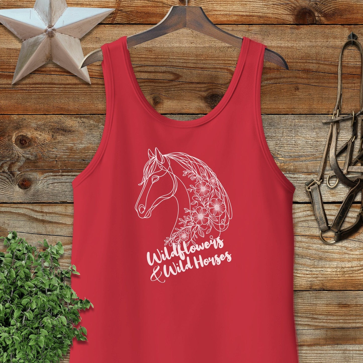 Wildflowers And Wild Horses Tank Top