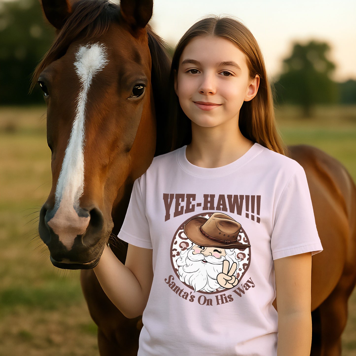 Yee-Haw Santa T-shirt (Youth)
