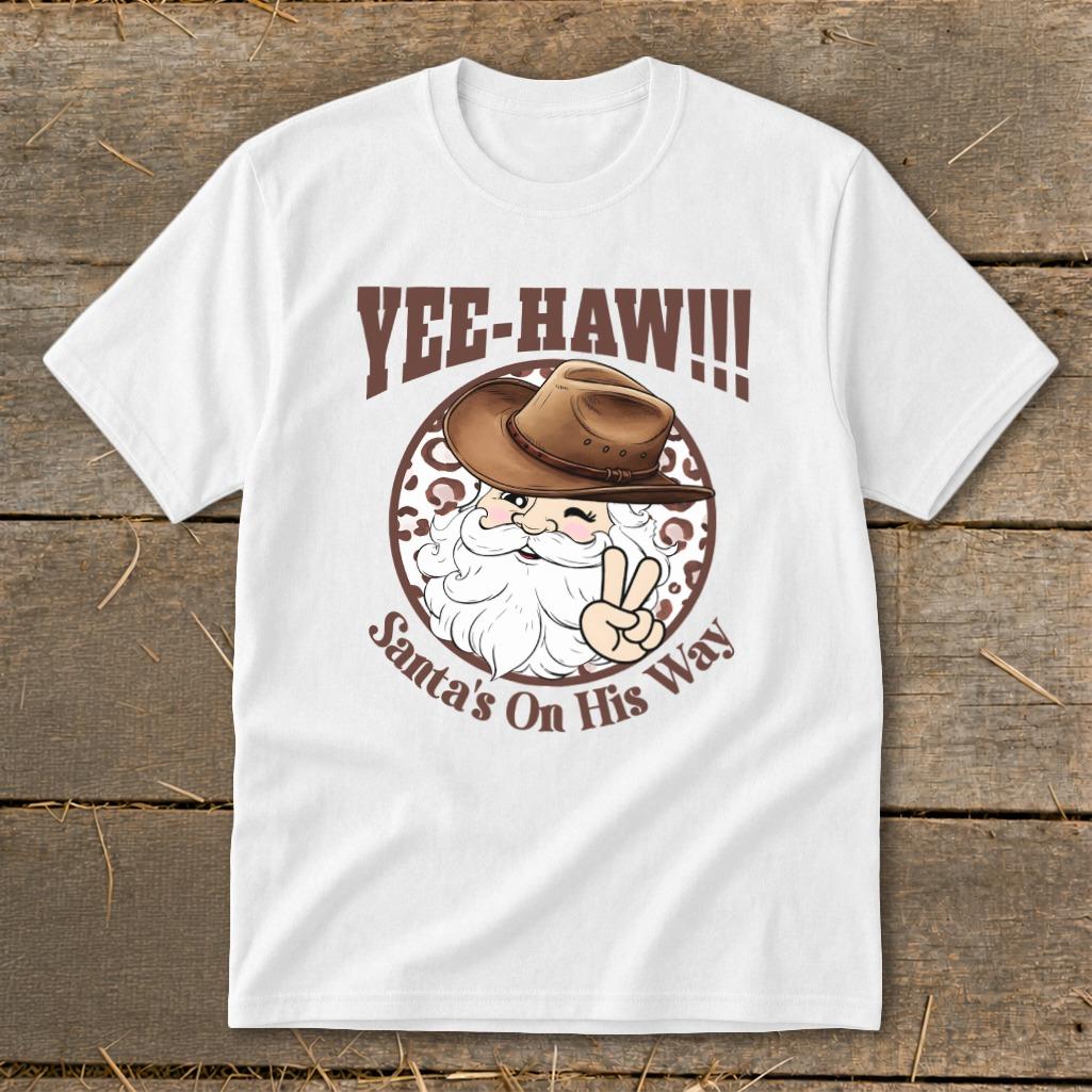 Yee-Haw Santa Youth Tee
