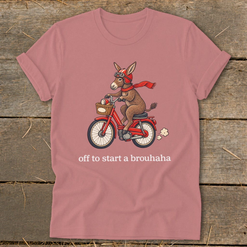 Off To Start a Brouhaha Softstyle Tee