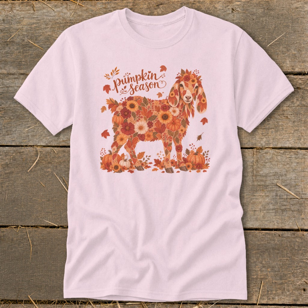 Fall Floral Nubian Goat Classic Tee