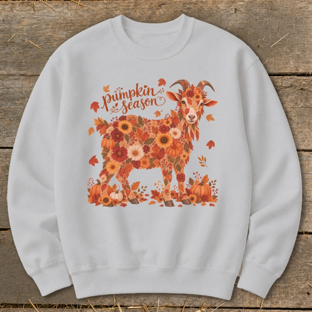 Fall Floral Goat Sweatshirt