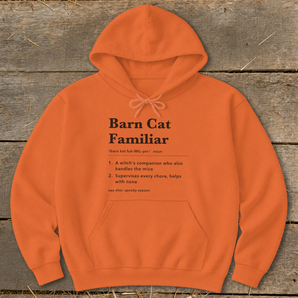 Barn Cat Familiar Definition Hoodie