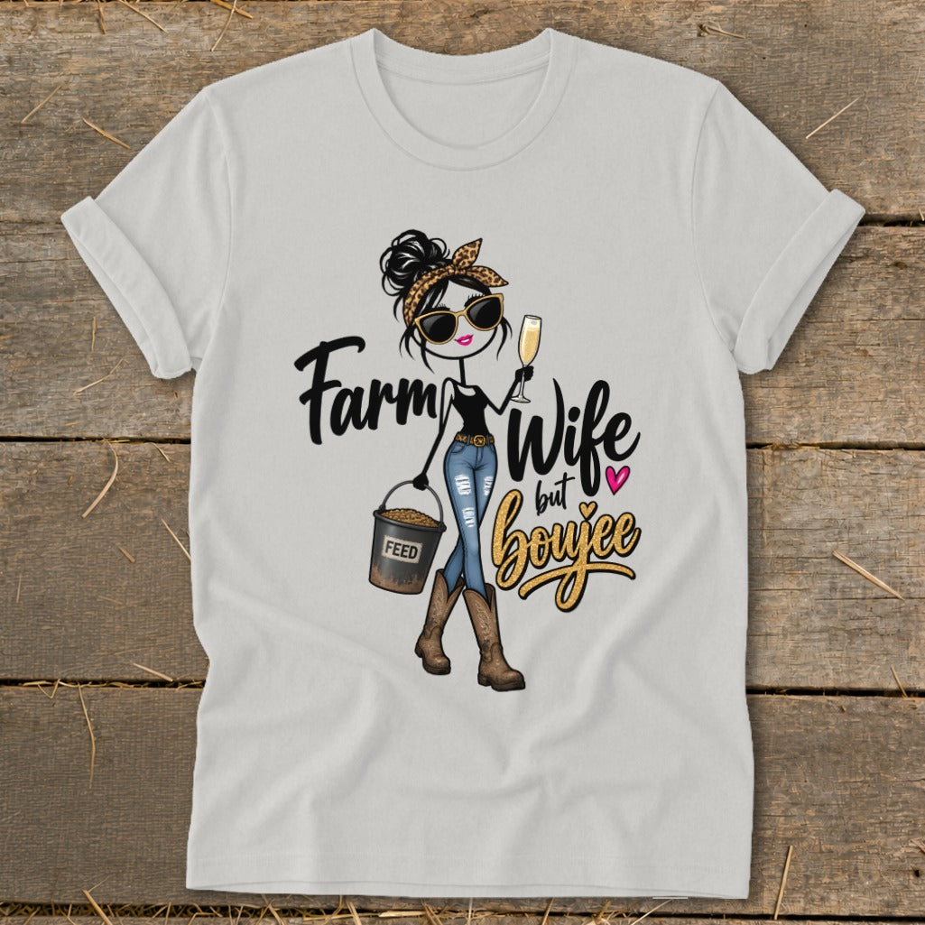 Boujee Farm Wife Softstyle Tee
