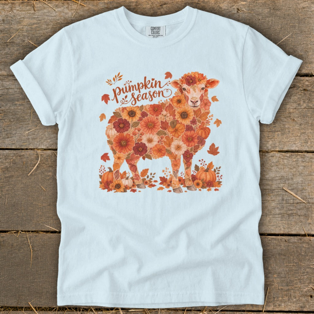 Fall Floral Sheep Signature Tee