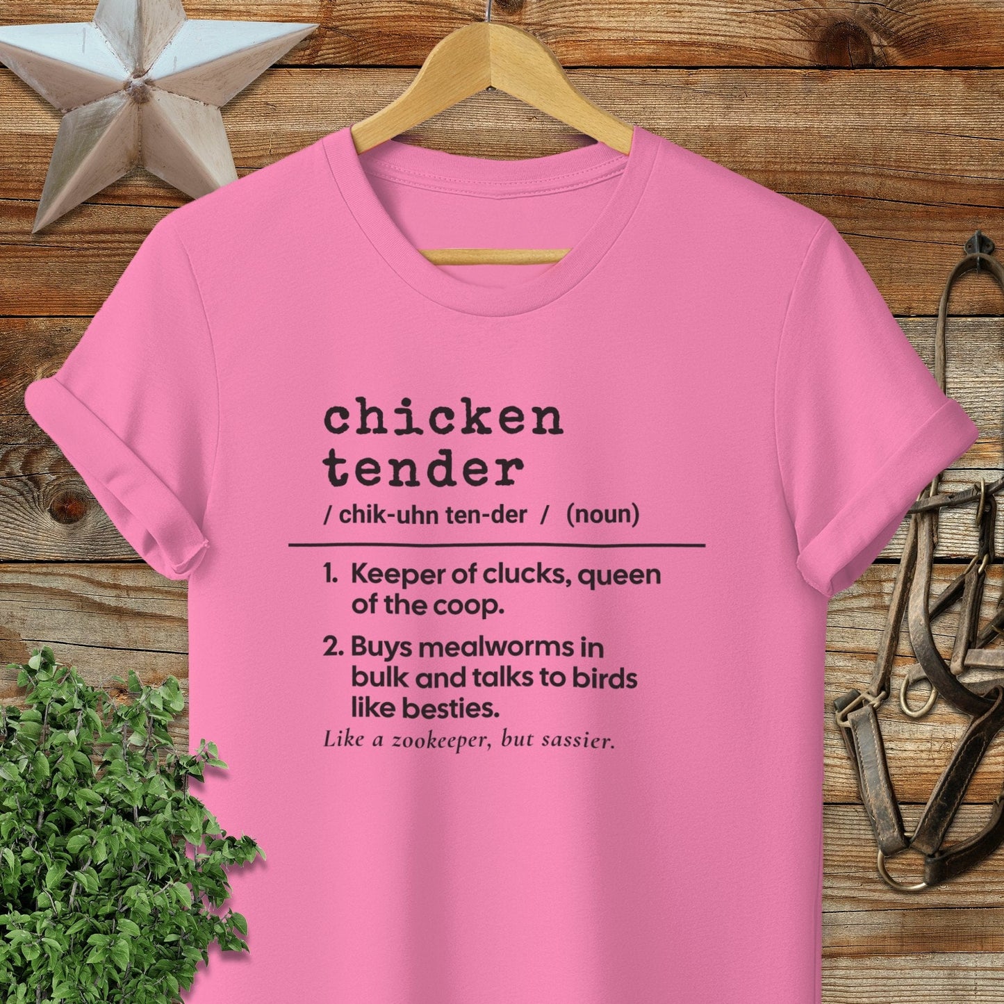 Physical Item Adult T-Shirt / S / Azalea Chicken Tender Definition T-shirt