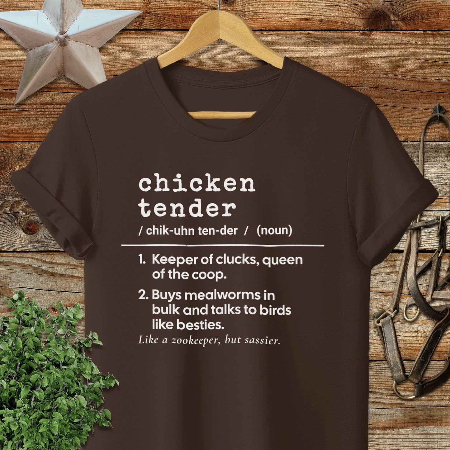 Physical Item Adult T-Shirt / S / Chocolate Chicken Tender Definition T-shirt