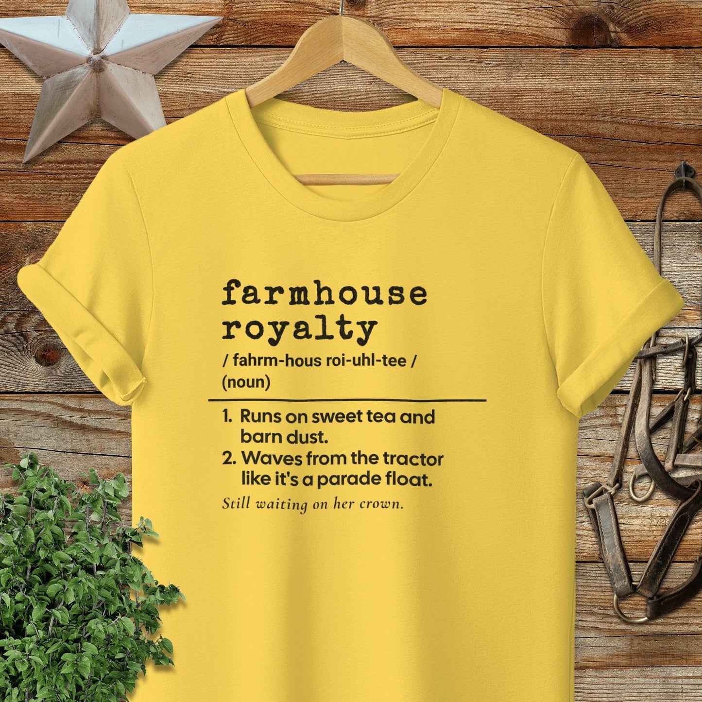 Physical Item Adult T-Shirt / S / Daisy Farmhouse Royalty Definition T-shirt