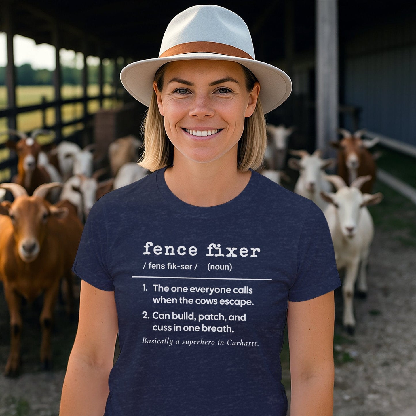 Physical Item Fence Fixer Definition T-shirt