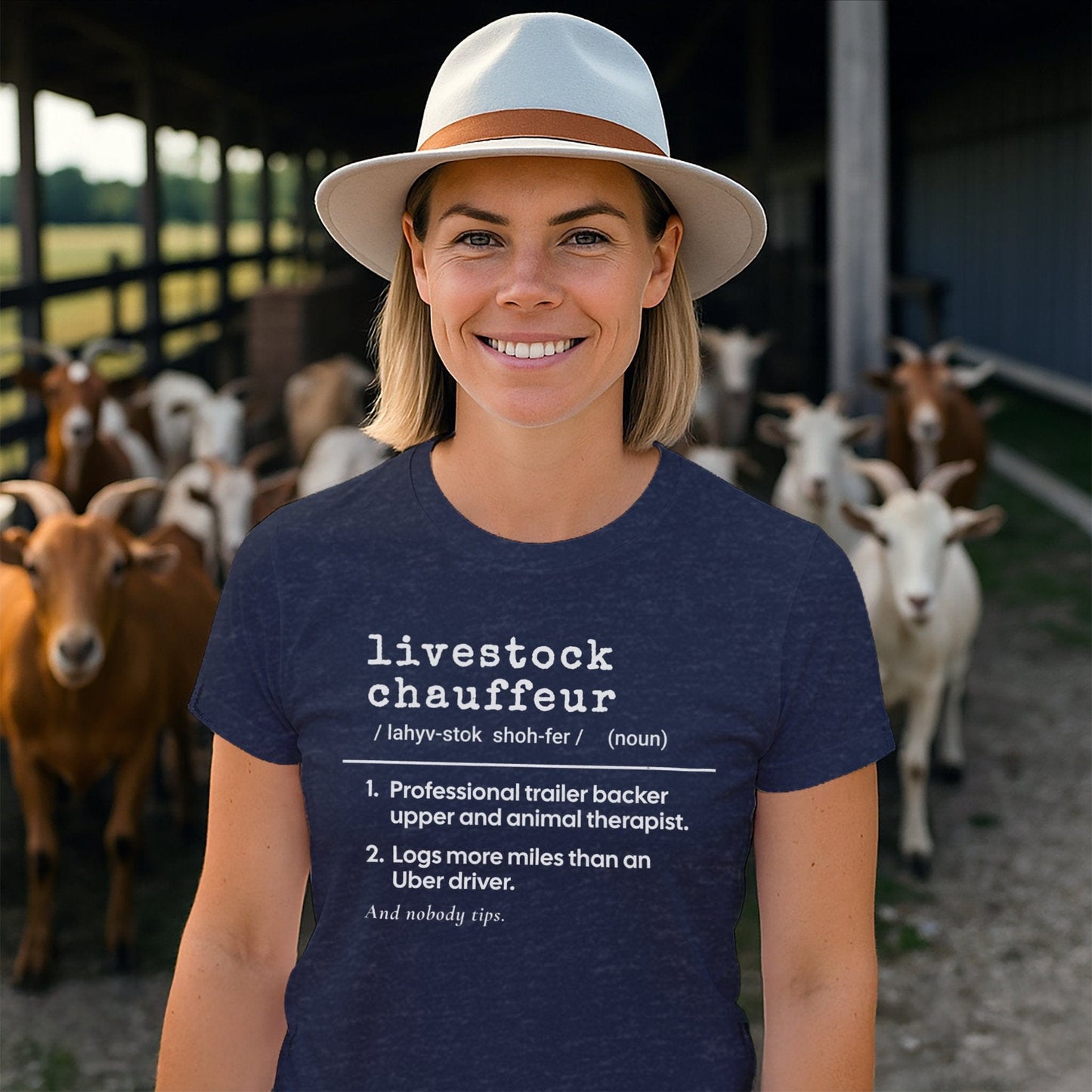 Physical Item Livestock Chauffeur Definition T-shirt