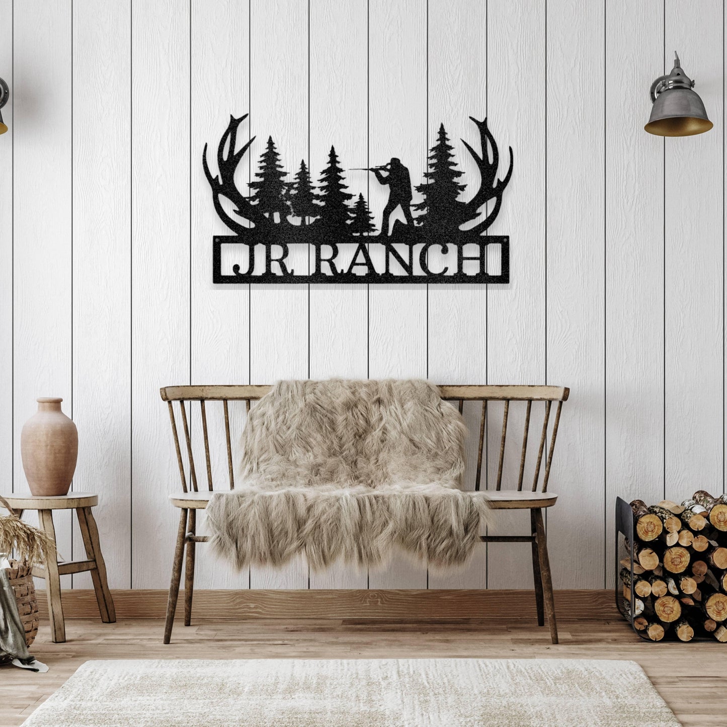 Steel Sign Personalized Hunter Metal Art Sign