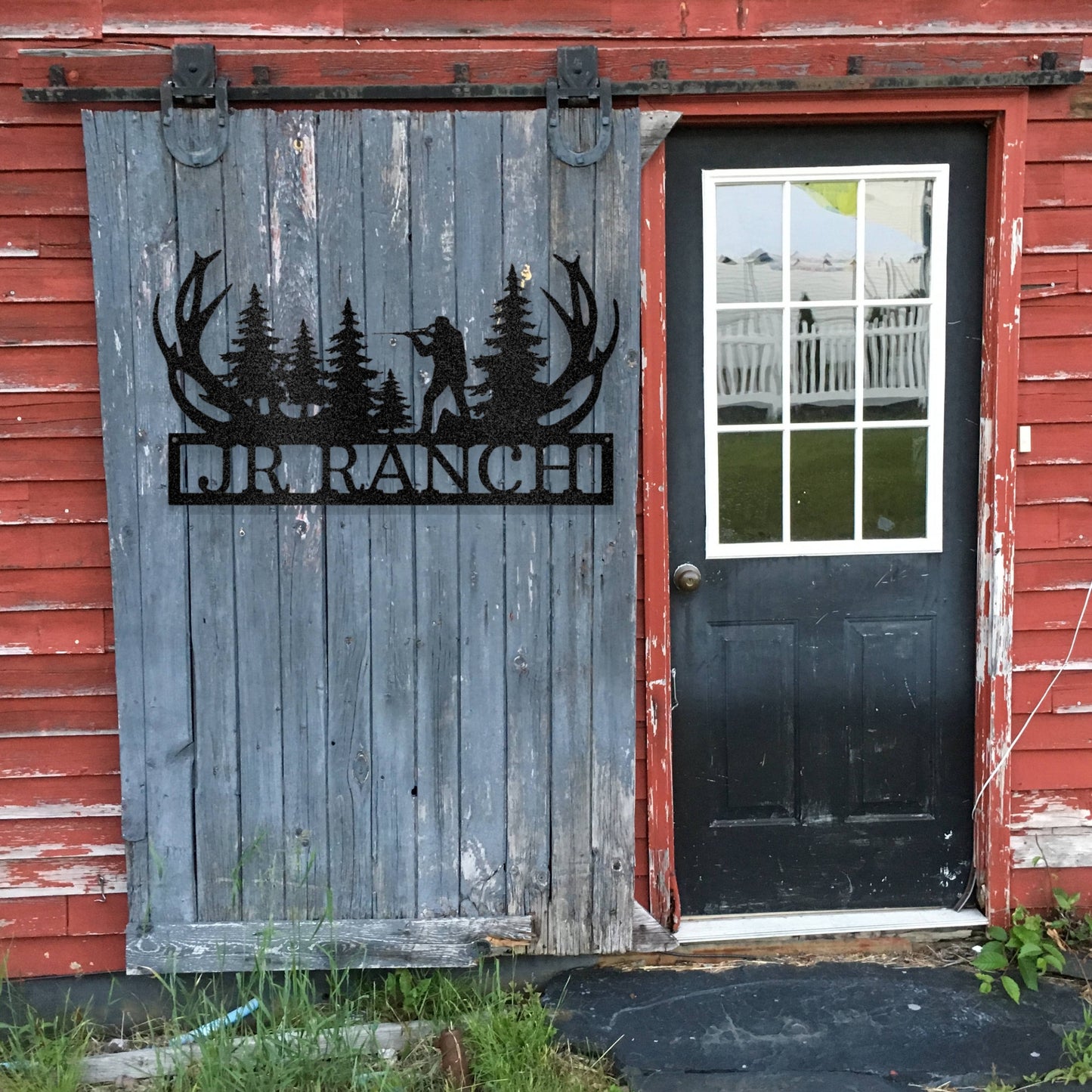 Steel Sign Personalized Hunter Metal Art Sign