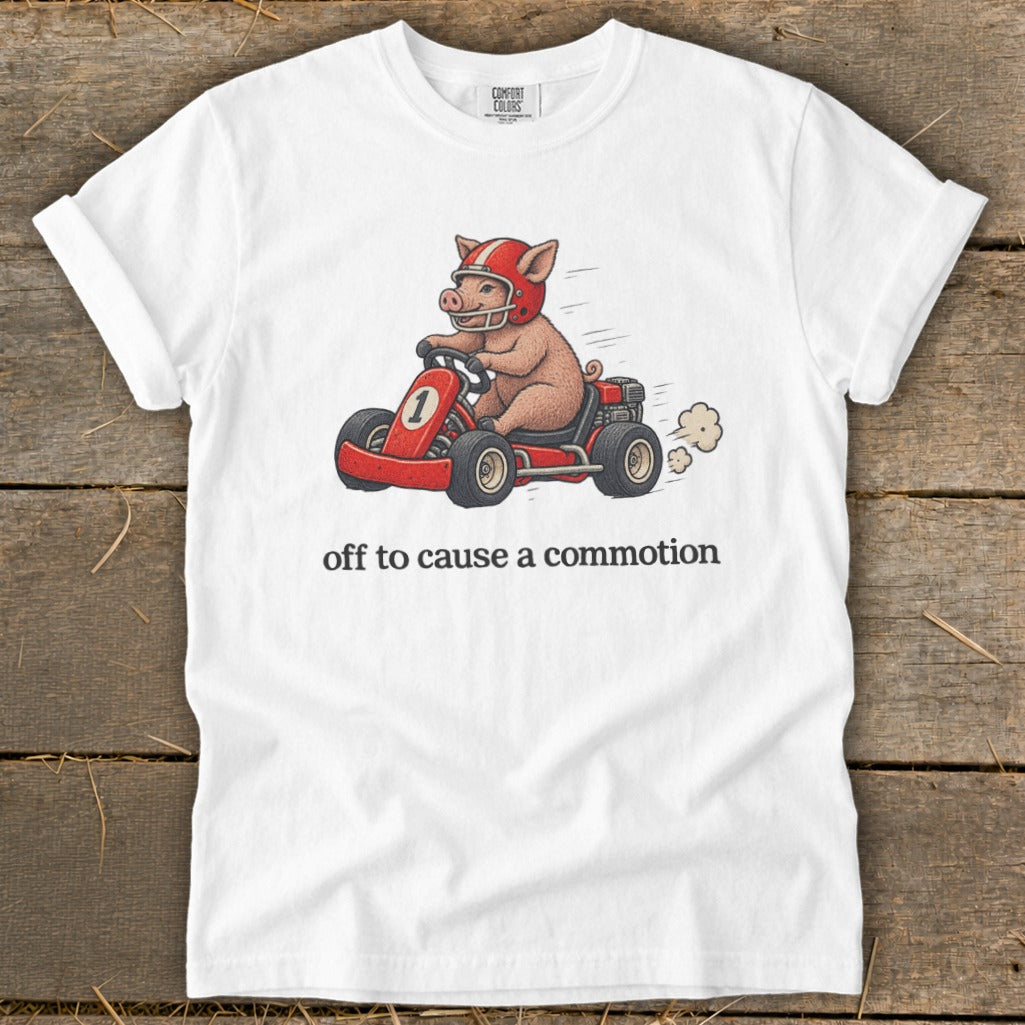 Off To Cause a Commotion Signature Tee