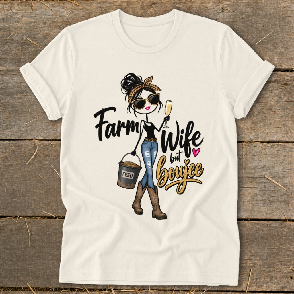 Boujee Farm Wife Softstyle Tee