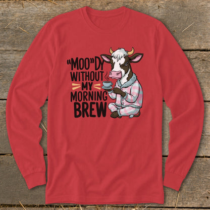 Moody Morning Brew Long Sleeve Tee