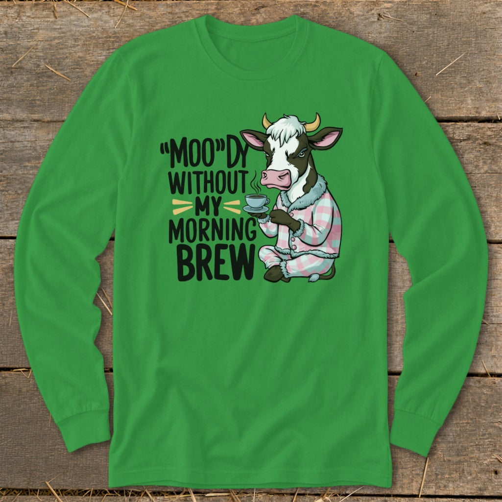 Moody Morning Brew Long Sleeve Tee