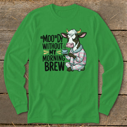 Moody Morning Brew Long Sleeve Tee