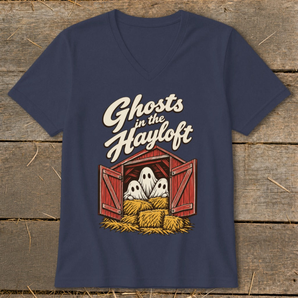 Ghosts in the Hayloft V-neck