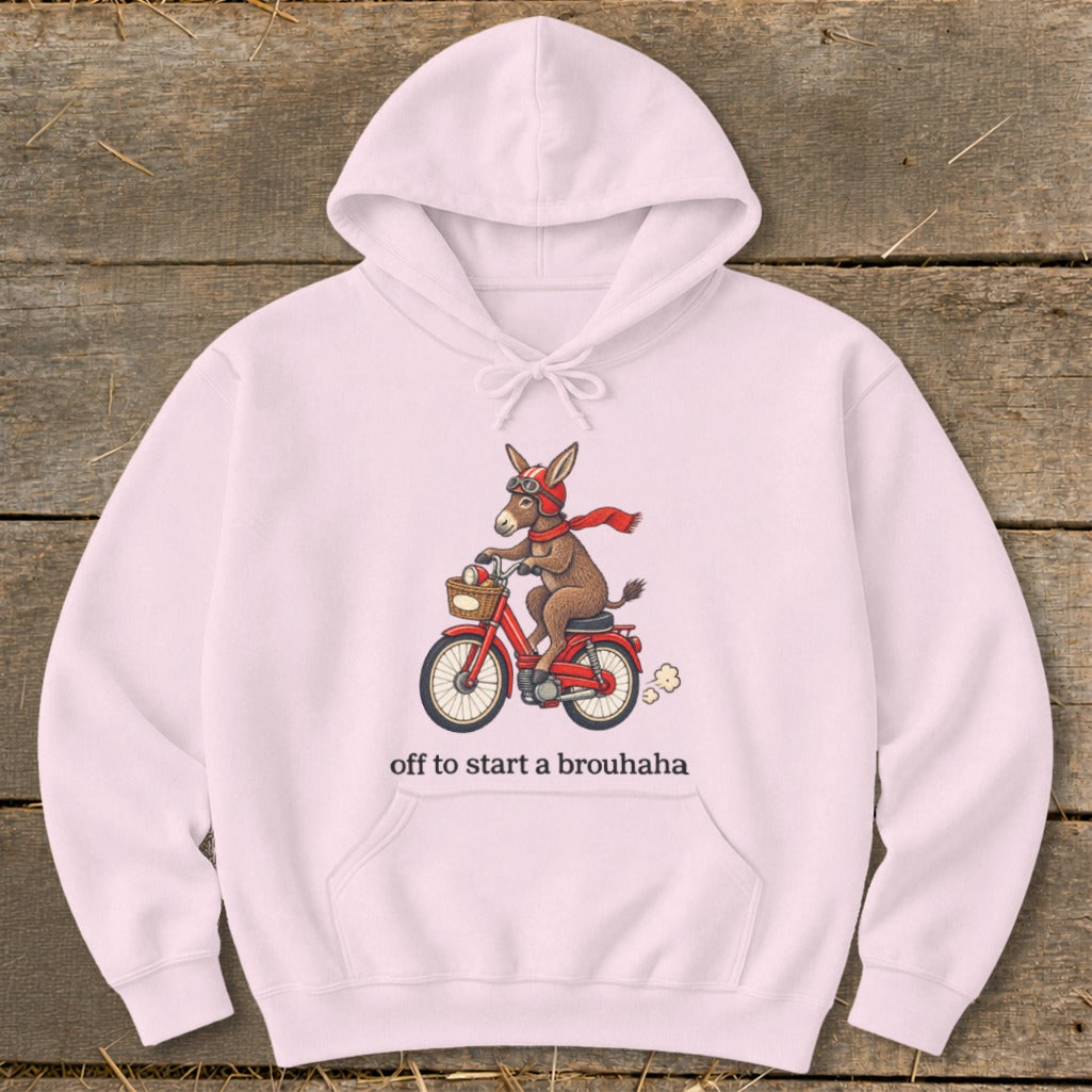 Off To Start a Brouhaha Hoodie