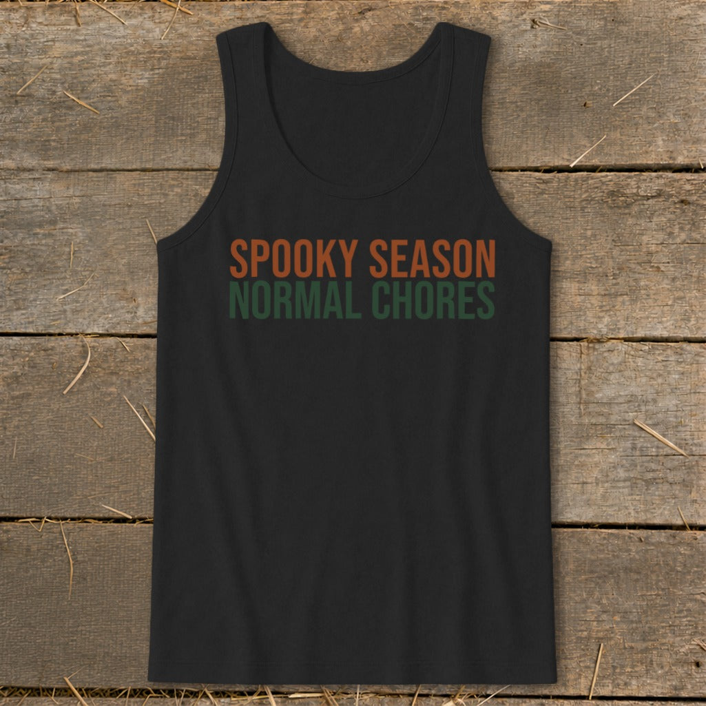 Spooky Season Normal Chores Tank Top