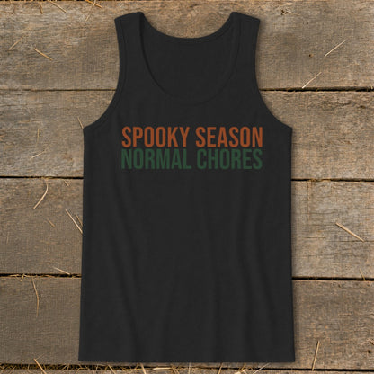 Spooky Season Normal Chores Tank Top