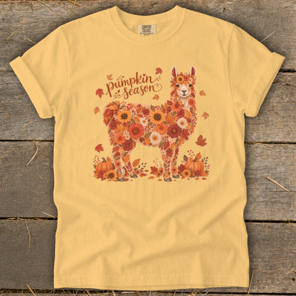 Fall Floral Llama Signature Tee