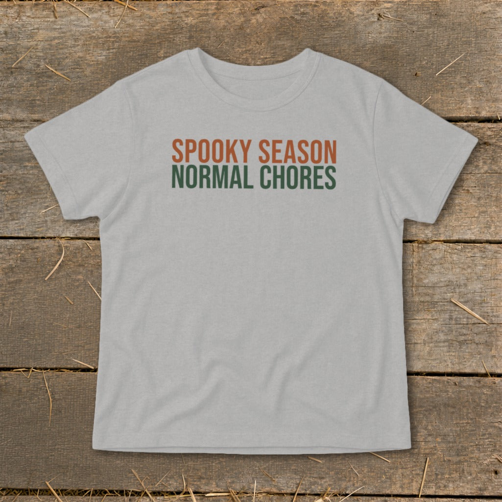 Spooky Season Normal Chores Infant Tee