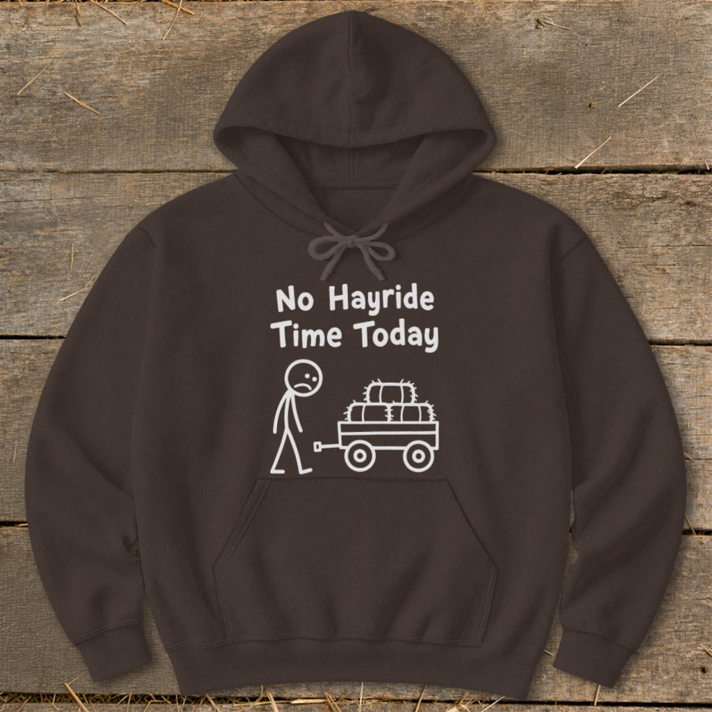 No Hayride Time Today Hoodie