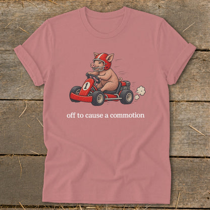 Off To Cause a Commotion Softstyle Tee